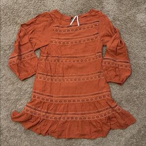 Anthropologie Balloon Sleeve Mini Dress